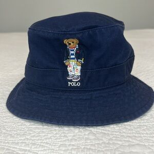 Ralph Lauren Polo Bear Men’s Navy Bucket Hat